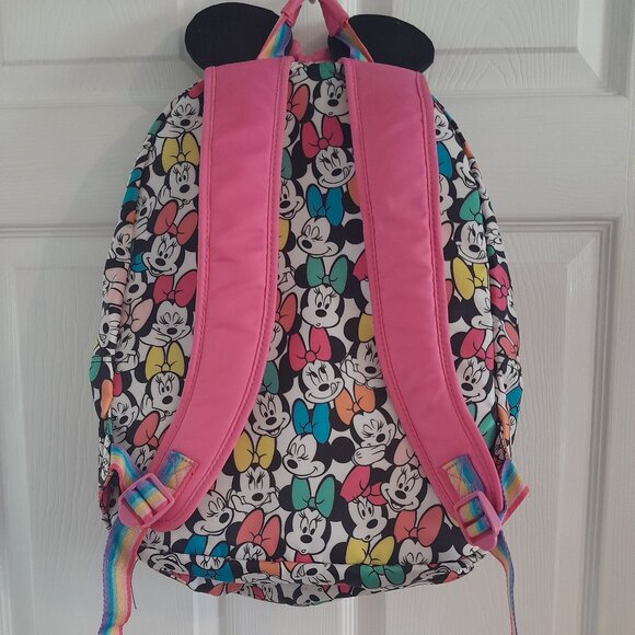 Authentic Disney Minnie Mouse 3D Pink Backpack - Picture 3 of 5